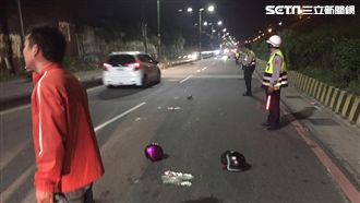 重機自撞分隔島　女嬰、女子宣告不治