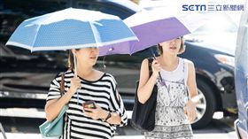 夏天,熱,高溫,紫外線,太陽,氣象 記者林敬旻攝16:9