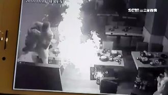火鍋店氣爆　一家3口出口被擋無處逃