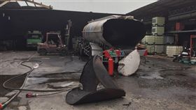 彰化,溪湖鄉,汽車修配廠,油罐車,爆炸（圖／翻攝畫面）