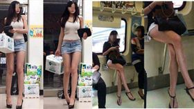台灣的女生常穿著性感熱褲在街上看似正常，但在日本網友眼中，竟將台灣封為「美腿天堂」，甚至想到台灣來個「賞腿之旅」，台灣鄉民得知後，紛紛吐槽「是日本人矮吧」、「只是台灣女生比較敢最敢露」。（圖／翻攝自PTT）