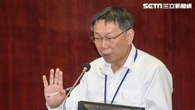 台北市長柯文哲赴台北市議會備詢。 圖／記者林敬旻攝