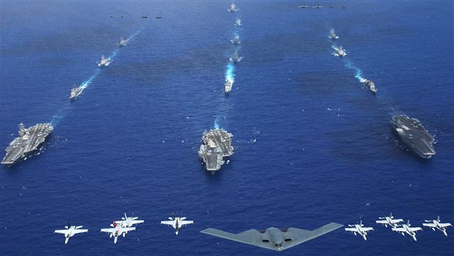 施壓北韓！美軍3航艦日本海聯合演習