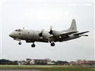 空軍向美採購十二架P-3C反潛巡邏機，已全數返抵國內，隷屬屏東空軍基地反潛大隊，該大隊正加強空地勤人員換裝訓練，預定年底舉行P-3C成軍典禮。（記者邱榮吉/屏東拍攝）