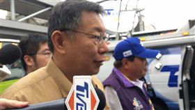 柯文哲赴南港區走讀 盧冠妃攝