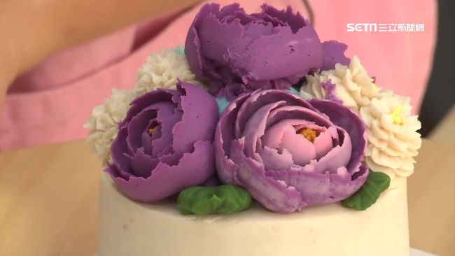 擠花袋種出「蛋糕花」　美到捨不得吃