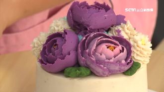 擠花袋種出「蛋糕花」　美到捨不得吃