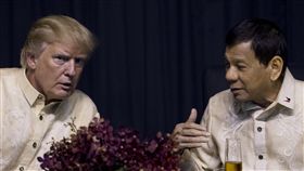 川普、杜特蒂(圖／美聯社／達志影像)