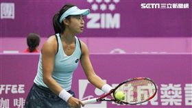 ▲趙一羽昨日剛拿下深圳網球公開賽女子單打金牌。（圖／記者蔡宜瑾攝影）