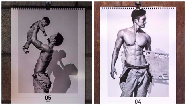 超誘惑！消防員歐爸「半裸」秀六塊肌