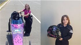 澳洲,賽車,Anita Board,護欄,意外,車禍,女童　圖／翻攝自臉書