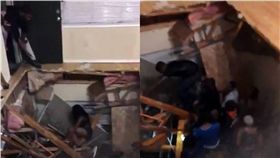 派對,崩塌,意外,大學生,美國,北德州大學,Denton　圖／翻攝自推特