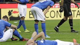 義大利無緣前進世足會內賽（圖／美聯社／達志影像）