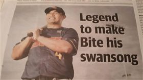 張泰山,澳職,中職,退休,棒球,鯊魚隊
（圖／翻攝自推特）