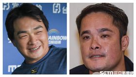 中信兄弟 彭政閔 恰恰 林智勝 大師兄
合成圖／記者林敬旻攝