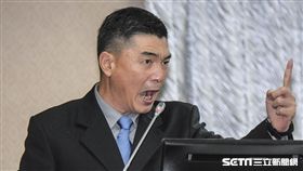 國防部副參謀總長執行官陳寶餘備詢時與國民黨立委曾銘宗激烈爭執 圖／記者林敬旻攝