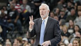 ▲波帕維奇創下NBA最快客場500勝的紀錄。（圖／美聯社／達志影像）