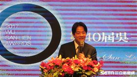 行政院長賴清德出席「第40屆吳三連獎贈獎典禮」。（記者盧素梅攝）