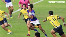 ▲中華隊於2017年亞洲盃橄欖球錦標賽第二級盃賽中不敵泰國。（圖／記者蔡宜瑾攝影）