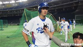 ▲亞冠賽韓國隊帥哥隊長具滋昱受訪。（圖／記者蕭保祥攝）