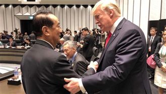 宋楚瑜蹭川普？謝金河曝多張現場照