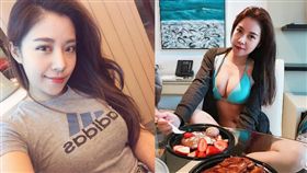 各大網站論壇稱超優質「美乳空姐」的古婉蓁，一直都是新聞媒體關注的對象。（圖／I'm Amber古粉專提供）