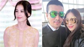 黃聖依和老公楊子結婚將滿十年。（合成圖／翻攝自黃聖依微博）