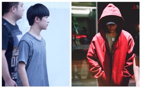 時尚就是任性！易烊千璽衣服反穿露標籤（易烊千璽／翻攝自微博）
