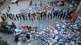 爆倉,網購節,雙11,網購,倉庫,快遞,大陸／微博