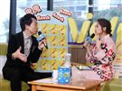 鬼鬼（吳映潔）上安安大明星直播，宣傳新專輯並暢談她工作酸、甜、苦、辣過程。（記者邱榮吉/攝影）