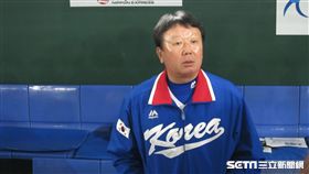 ▲韓國隊專任監督宣銅烈。（圖／記者蕭保祥攝）