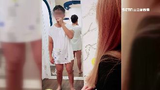 男客要求試穿女裝　露出內褲櫃姐傻眼