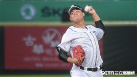 亞冠賽台灣代表隊投手林政賢 圖／記者林敬旻攝