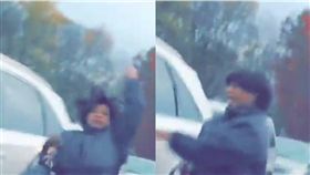 跳舞,大媽,Melvin Brown,停車場,美國,紐澤西　圖／翻攝自推特