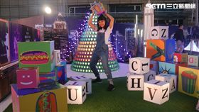 耶誕節,裝置藝術。（圖／記者馮珮汶攝）