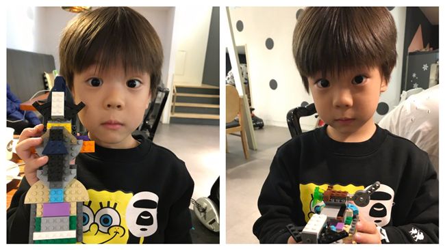 處女座兒組對稱樂高　嗯哼媽傻眼佩服
