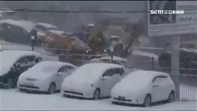 冰風暴發威! 俄馬路結冰