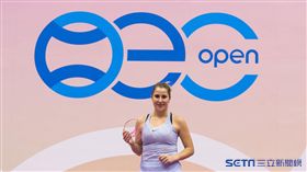 ▲「瑞士天才少女」Belinda Bencic 成為2017台北海碩網球公開賽單打冠軍。（圖／海碩整合行銷提供）