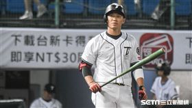 亞冠賽熱身賽台灣代表隊王柏融 圖／記者林敬旻攝