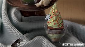 抹茶聖誕樹,耶誕節限定商品。（圖／辻利茶舗提供）