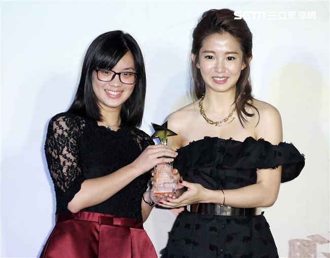 郭書瑤擔任MOD微電影創作大賽頒獎典禮頒獎大使。（記者邱榮吉/攝影）