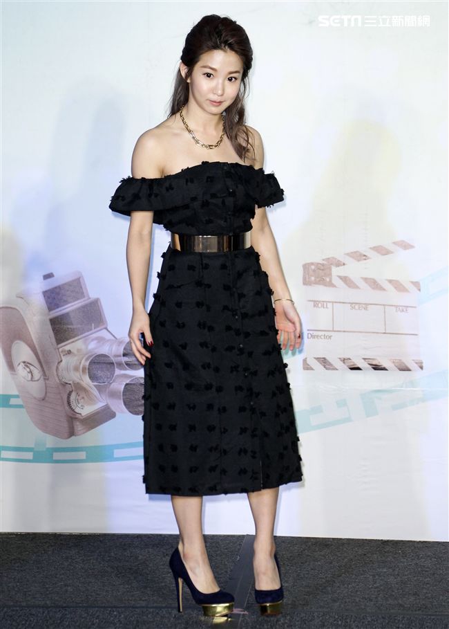 郭書瑤擔任MOD微電影創作大賽頒獎典禮頒獎大使。（記者邱榮吉/攝影）