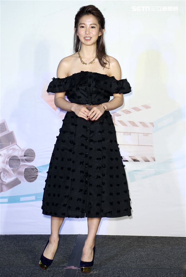 郭書瑤擔任MOD微電影創作大賽頒獎典禮頒獎大使。（記者邱榮吉/攝影）