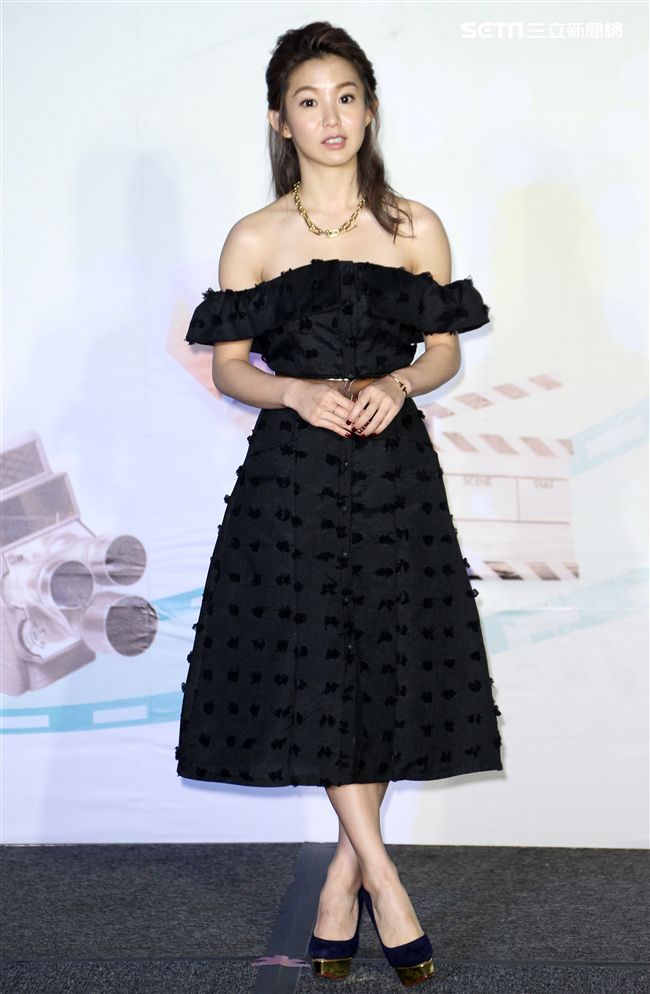 郭書瑤擔任MOD微電影創作大賽頒獎典禮頒獎大使。（記者邱榮吉/攝影）