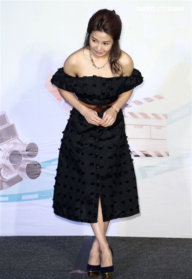 郭書瑤擔任MOD微電影創作大賽頒獎典禮頒獎大使。（記者邱榮吉/攝影）