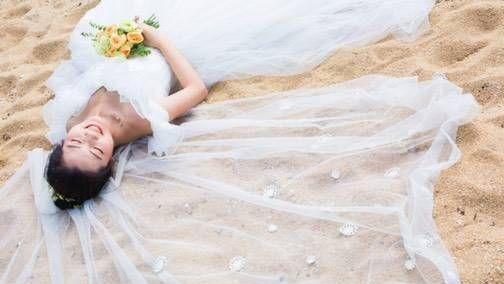 海南島甜蜜拍婚紗　徐巧芯明年2月嫁