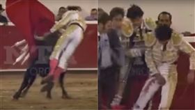 鬥牛士,鬥牛,墨西哥,Luis David Adame,Querétaro,下體,慶典,公牛,墨西哥　圖／翻攝自YouTube https://goo.gl/xwim2Q