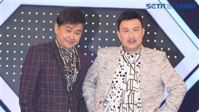 由余天、賀一航、謝金晶共同主持的「天生王牌」首錄。（記者邱榮吉/攝影）