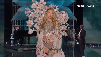 超模吸睛　維密秀前進上海洋溢中國風