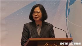 蔡英文總統出席「2017年總統科學獎」頒獎典禮。（記者盧素梅攝）